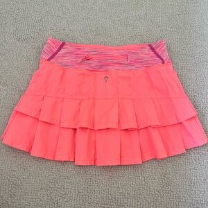 Ivivva Pink Ruffled Mini Skirt Athletic